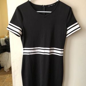 Black sleek comfortable dress